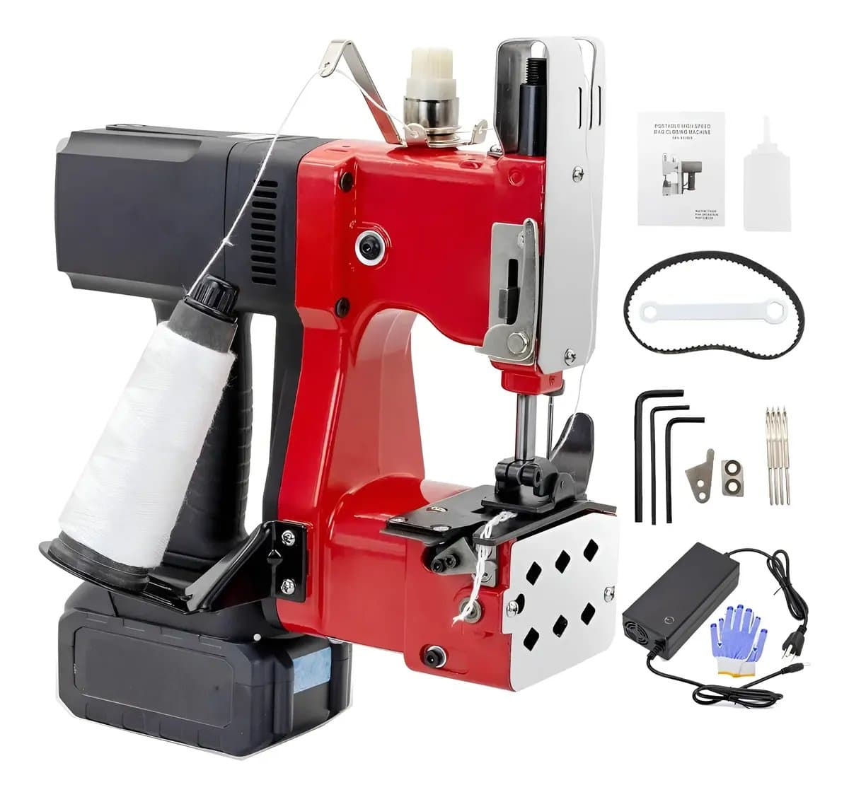 Máquina de Coser Móvil para Cerrar Bolsas
