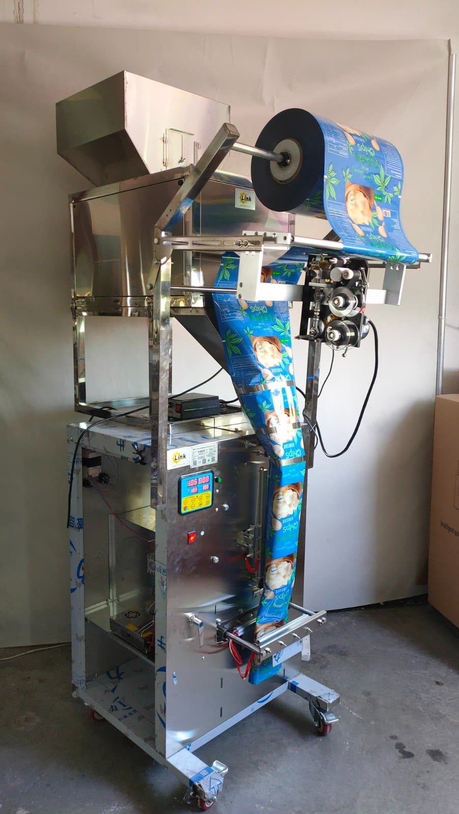 Envasadora Automática de Alimentos Inflados