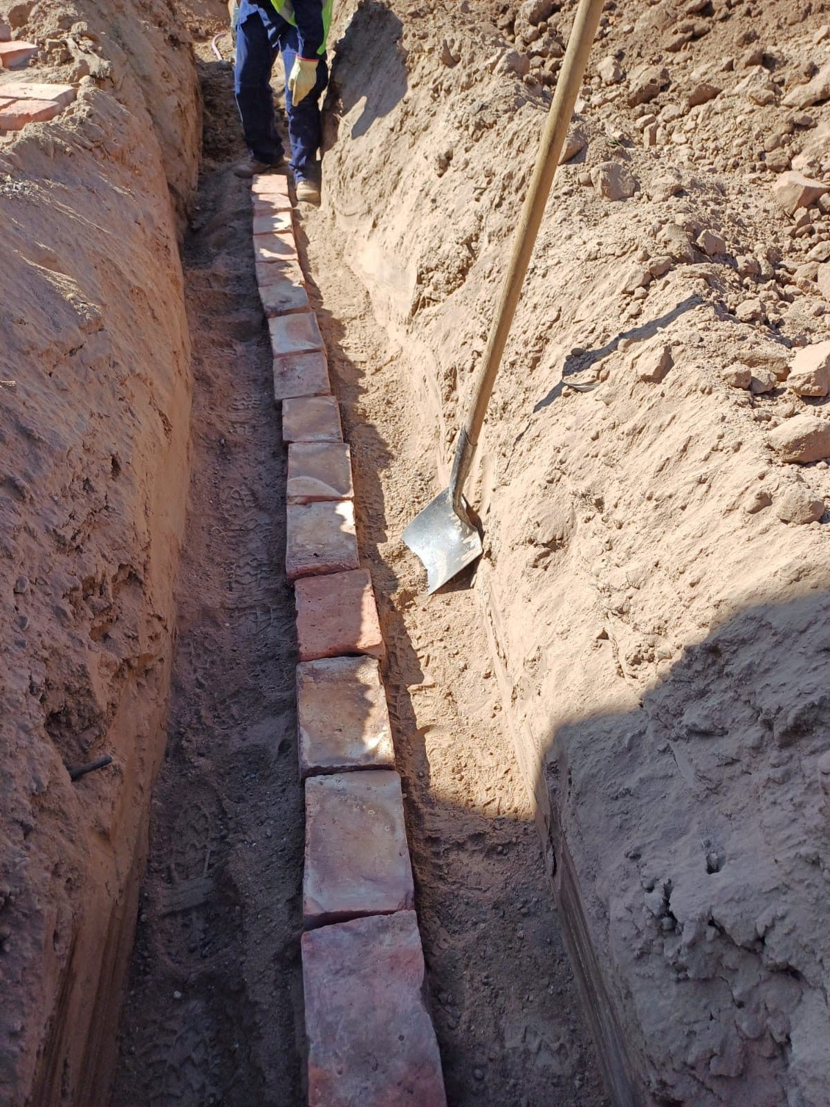 Tendido de cable subterráneo
