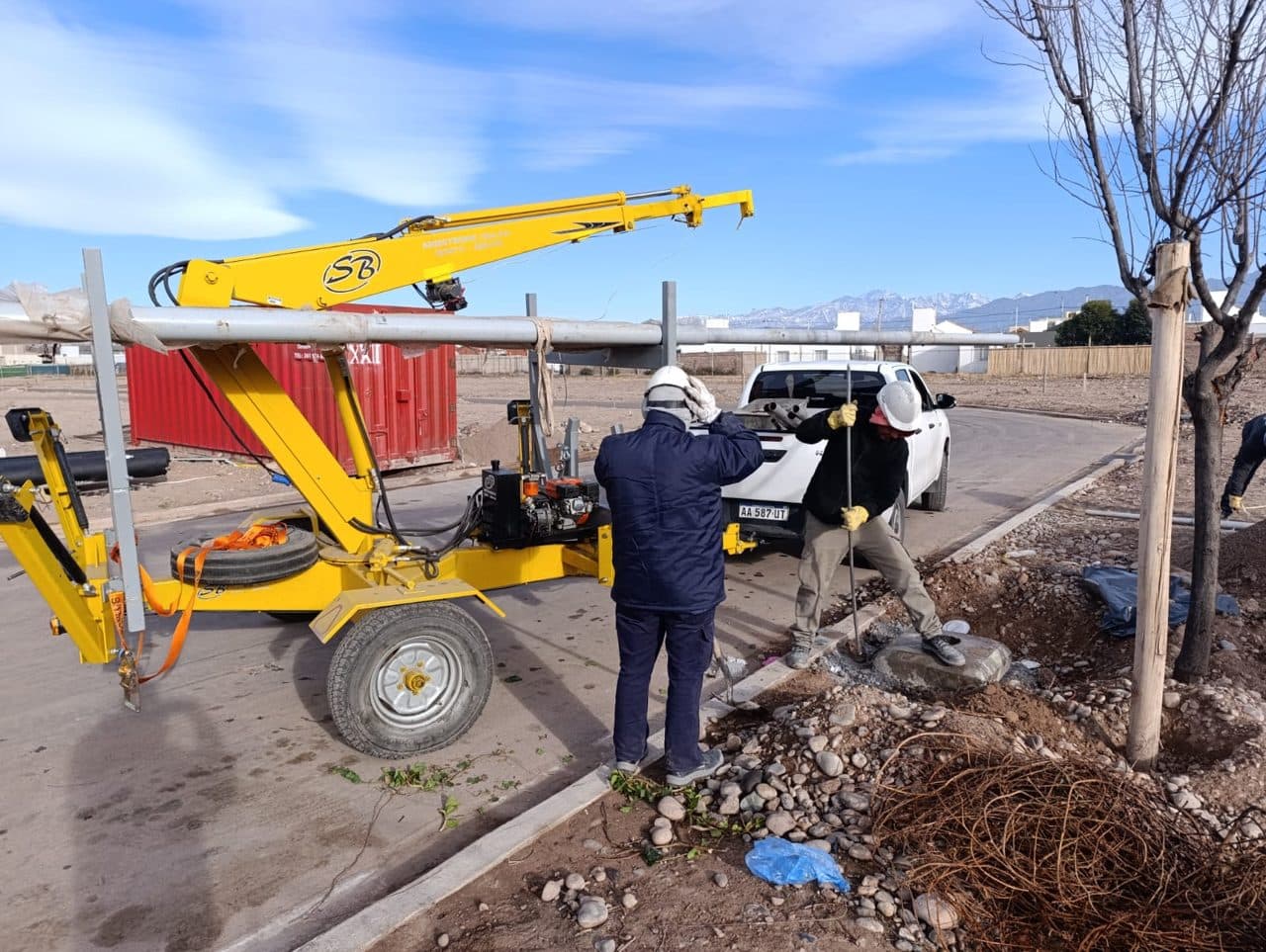 Operación con hidrogrúa