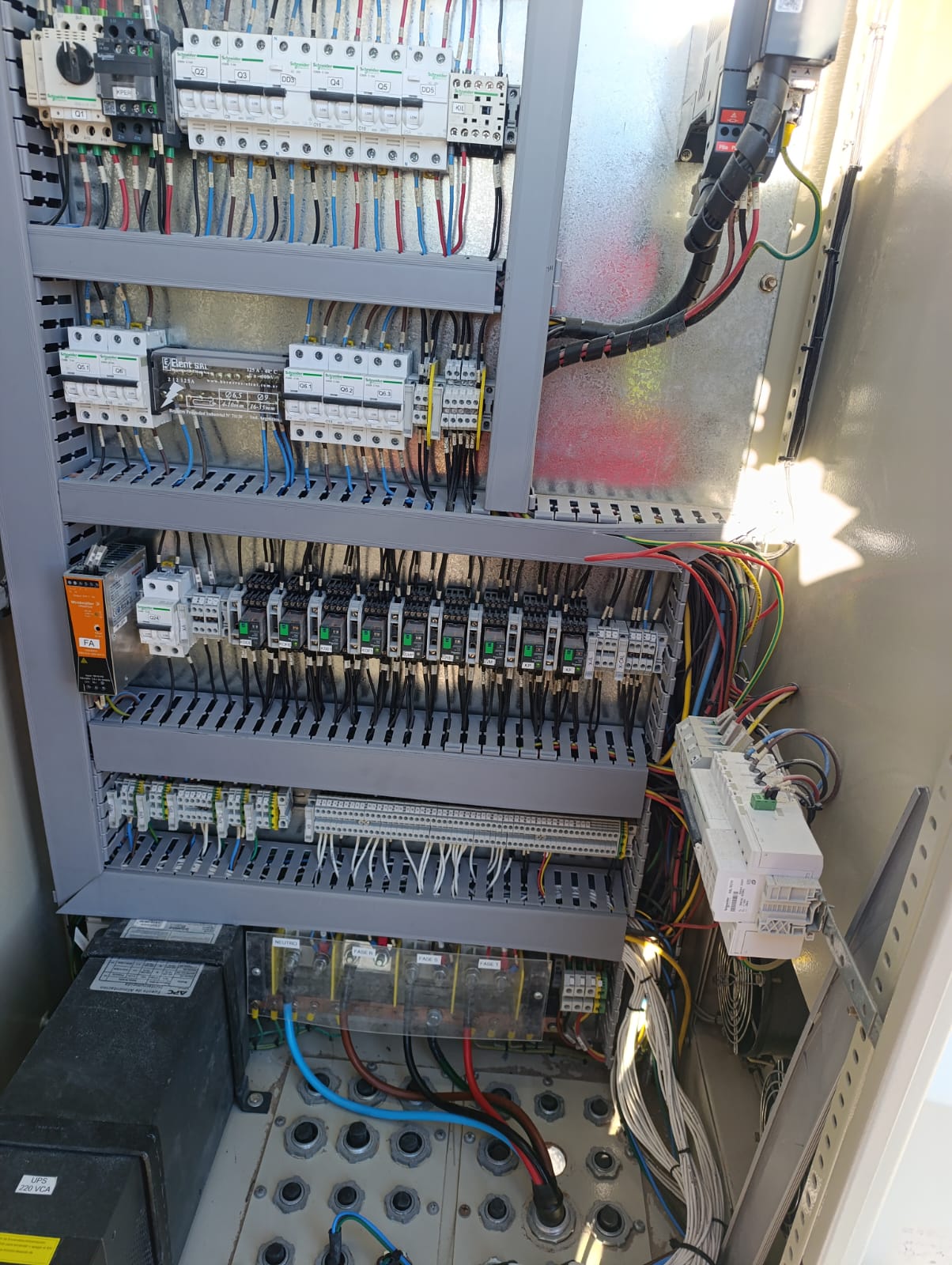 Gabinete de automatización y control